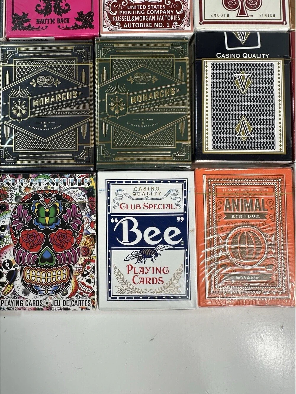 44 Playing Card Decks Lot: Bicycle, Theory11, Hoyle & More — Brand New Sealed‎